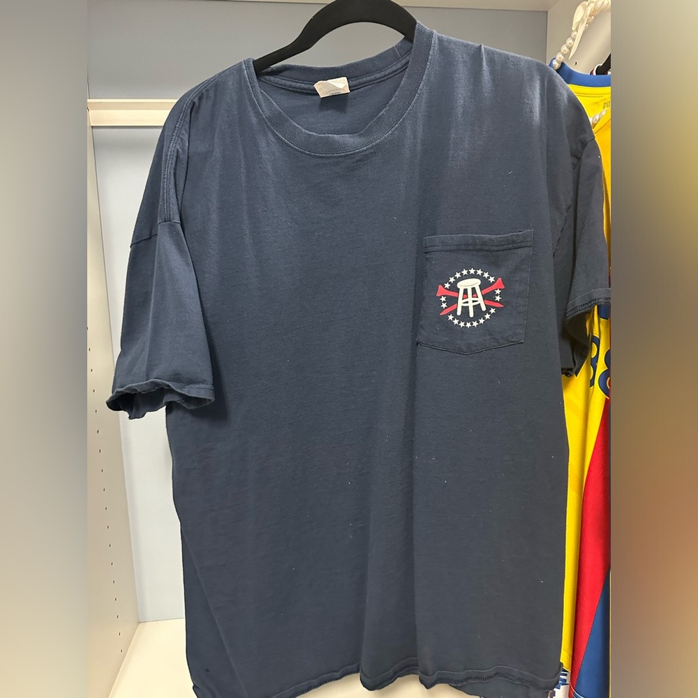 Navy Barstool Golf cotton t-shirt